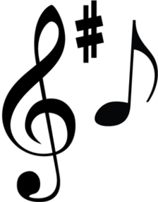 Silhouette Music Notes Clipart - Free to use Clip Art Resource