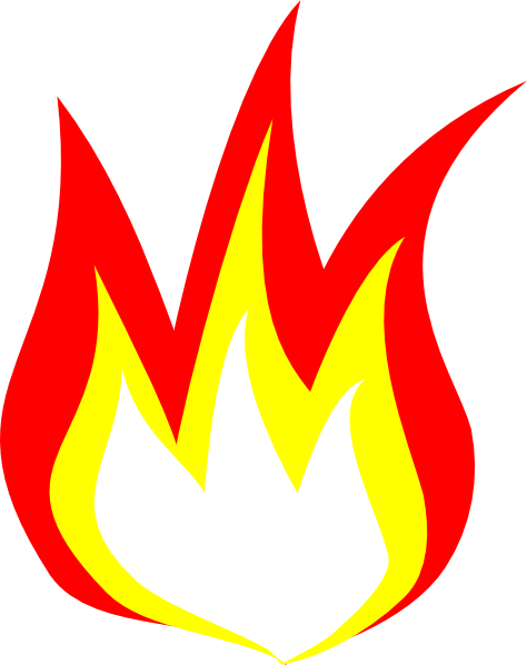 Clipart flames of fire