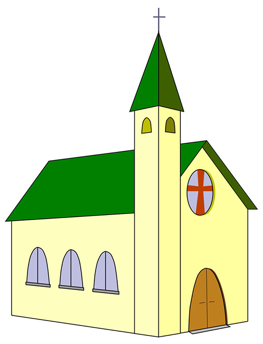 Church Building Clip Art - Free Clipart Images