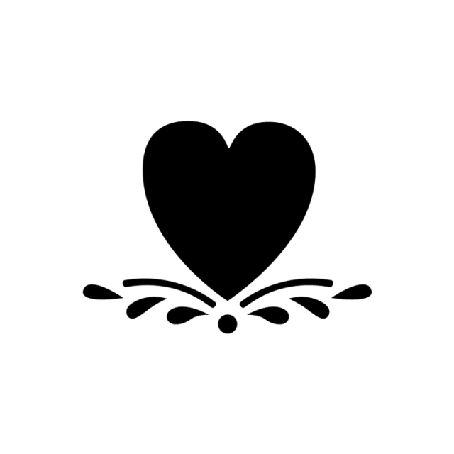 Large Heart Stencil - ClipArt Best