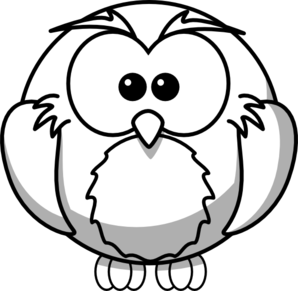 Owl Outline Clip Art - vector clip art online ...