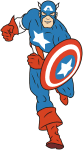 Vector Cartoon Captain America - ClipArt Best