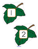 Numbers and counting activities about leaves for preschool, pre-K ...