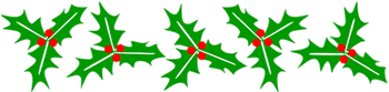 Holly Border Clipart