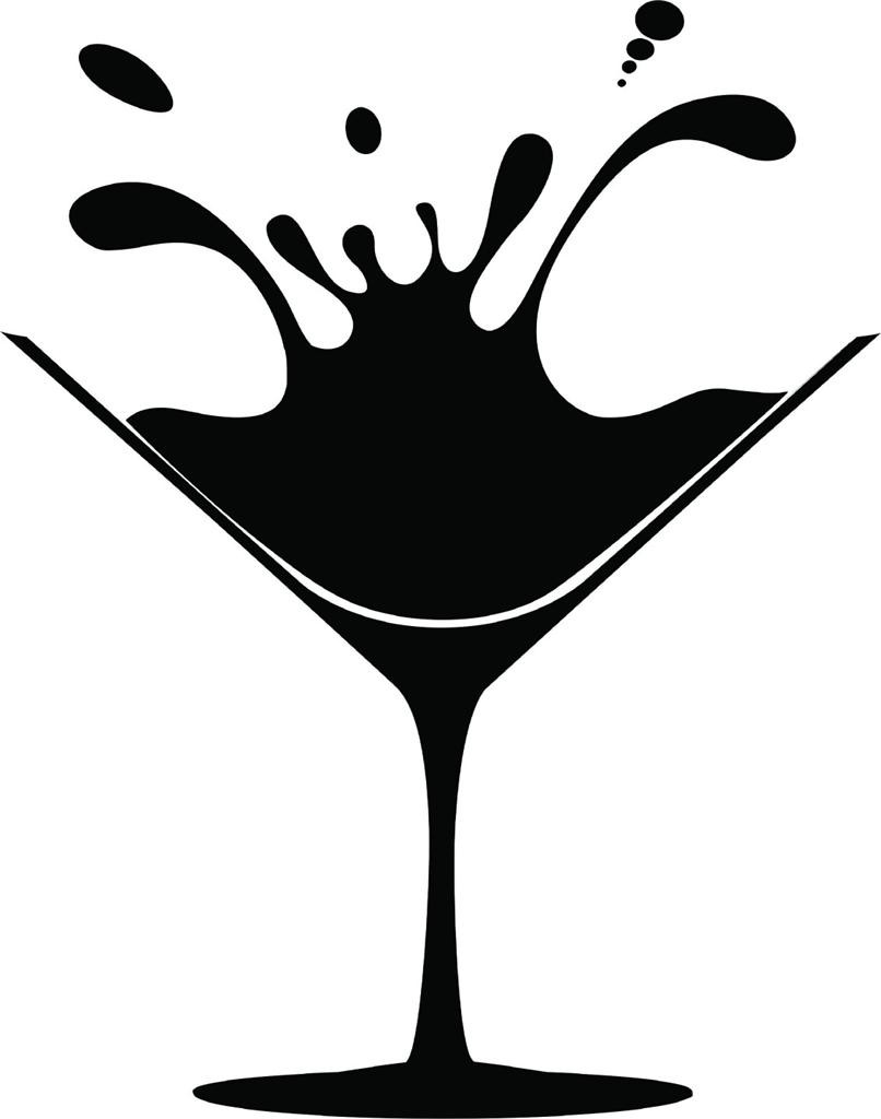 Martini Glass Graphic