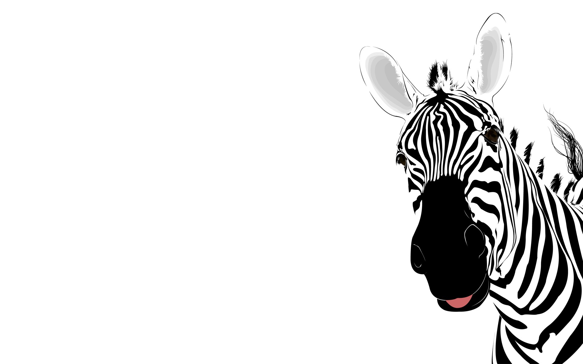 Zebra Animal Template Backgrounds Wallpapers Slide 1 1920x1200 px ...