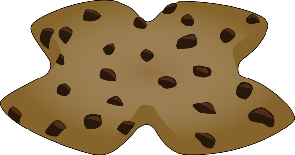 X Shaped Cookie clip art - vector clip art online, royalty free ...