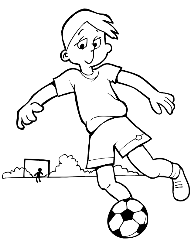 Soccer Coloring Pages (