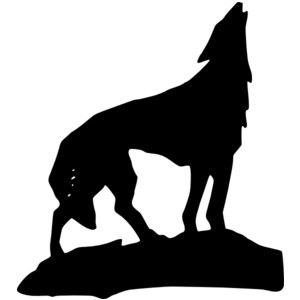 Wolf Howl Silhouette Clipart Best