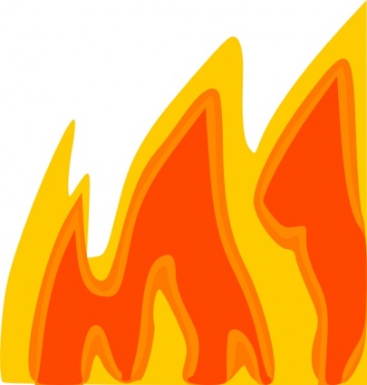 Fire Flames Clipart Black And White - Free Clipart ...