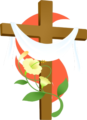 Easter Cross clip art