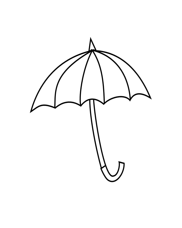 Umbrella Coloring - ClipArt Best