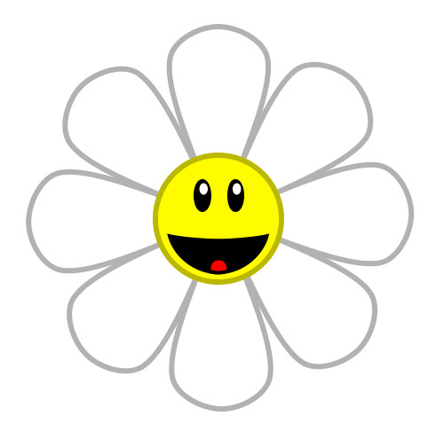 Drawing a cartoon sunflower