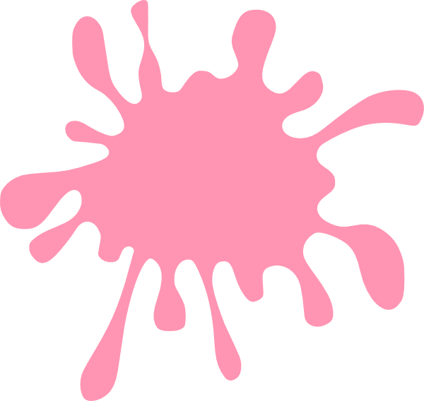 Pink Splash Clip Art - vector clip art online ...