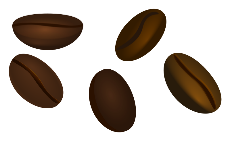 Coffee Bean Clipart Black And White - Free Clipart ...