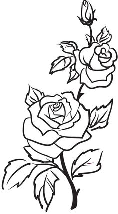 Tattoos | Rose Outline, Rose Tattoos and Tattoo Placemen…