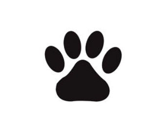 paw print stamp