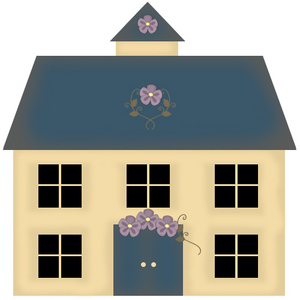 Free House Clipart Image - 1608, Of A House Clipart Image ~ Free ...