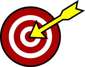 84 target clip art bullseye | Public domain vectors
