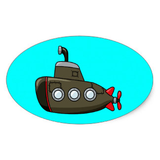 Cartoon Submarine Gifts on Zazzle