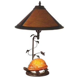 Table Lamps - Jeweled Tiffany-Style Turtle Night Light Accen ...