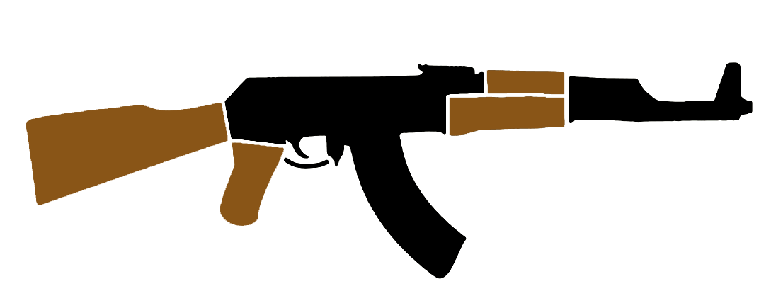 AK47 Stencil | SP Stencils