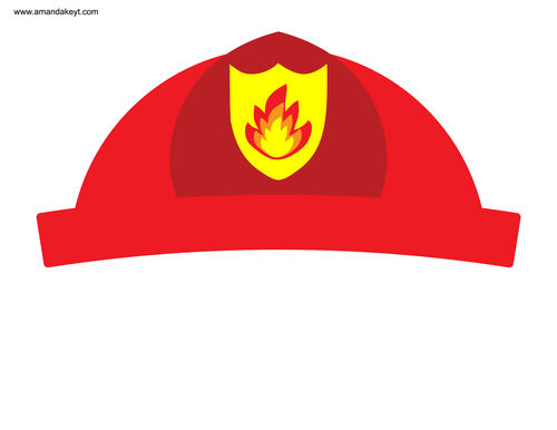 Printable Firefighter Hat Template Printable Templates Free