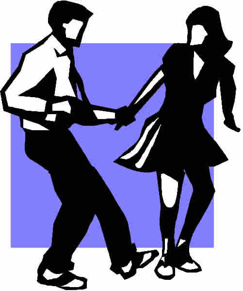 Swing dance clipart