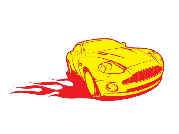 Cool Car Vector Free vector in Adobe Illustrator ai ( .ai ) vector ...