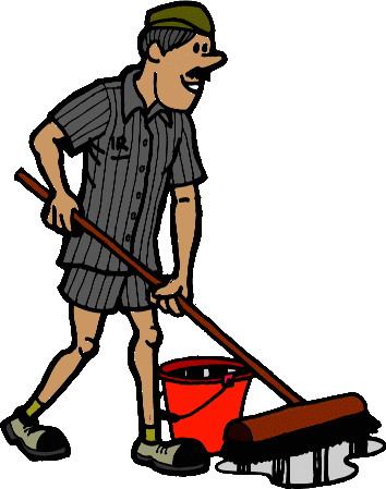 Janitorial Clipart Rf Janitor Clipart