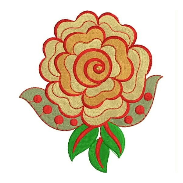 Rose embroidery designs