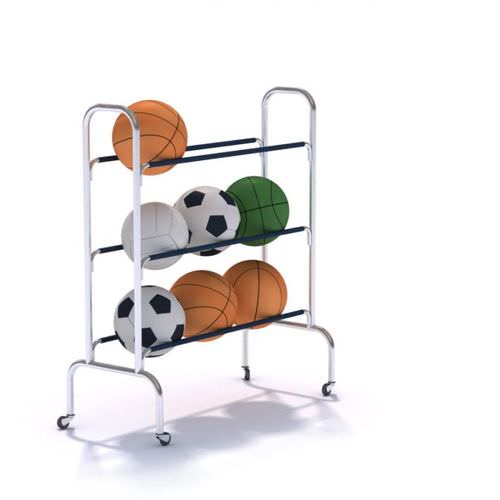 Sports Equipment Rolling Ball Rack 3D Model | CGTrader.com