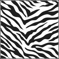Soft Expressions: Zebra, Crafters Workshop Doodle Template Stencil ...