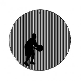 Basketball Player - Medium 5.5 Inch CineSpinner - Animated Suncatcher