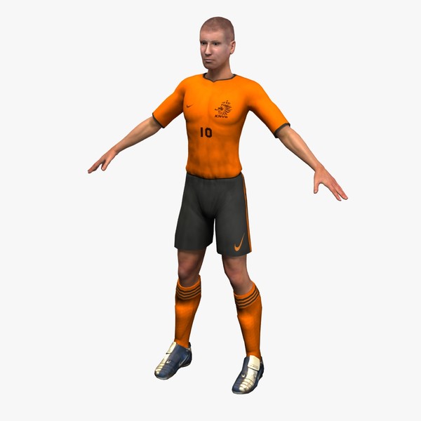 rigged soccer player 3d max