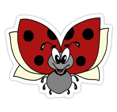 Ladybug Cartoon" Stickers by Akuma91 | Redbubble