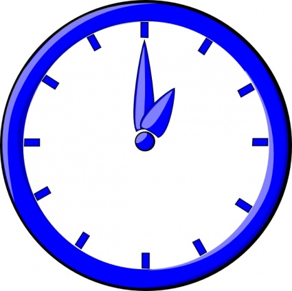 12 O Clock clip art vector, free vector images