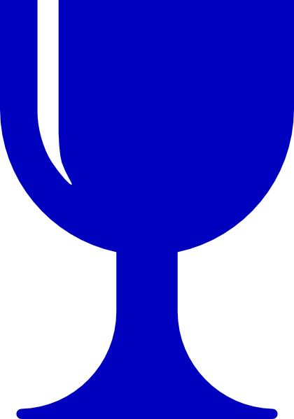 Blue Chalice Clip Art - vector clip art online ...