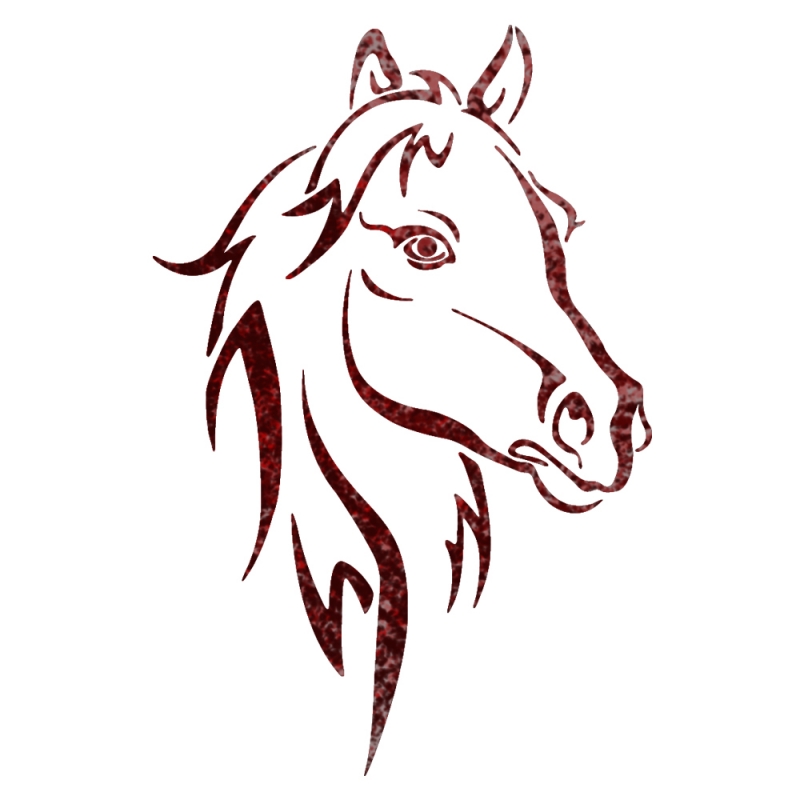 Best Photos of Horse Head Stencil - Horse Head Wall Stencil, Horse ...