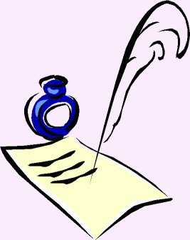 Pen Writing On Paper Cartoon - ClipArt Best