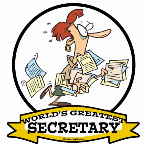 WORLDS GREATEST SECRETARY WOMEN CARTOON PHOTO CUTOUT | Zazzle