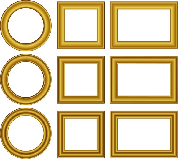 Gold border vector free vector download (7,544 Free vector) for ...