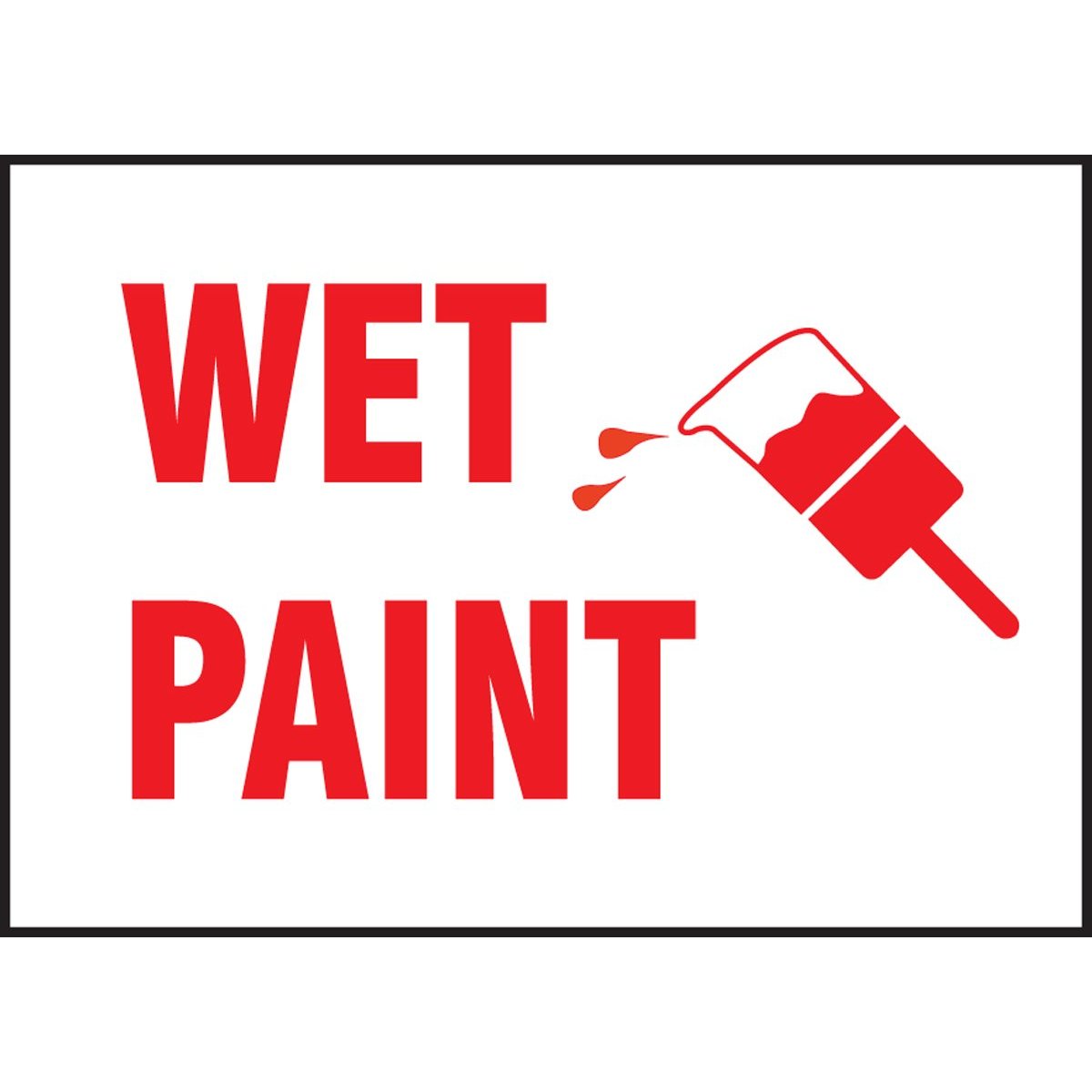 Wet Paint Clipart