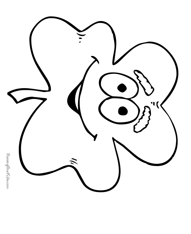 Shamrock Color Pages - AZ Coloring Pages