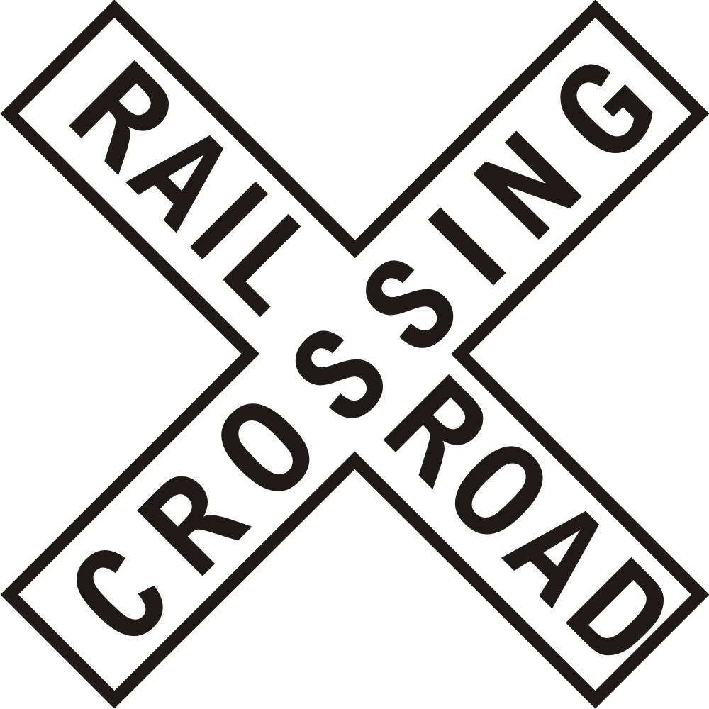 Railroad Crossing Clipart