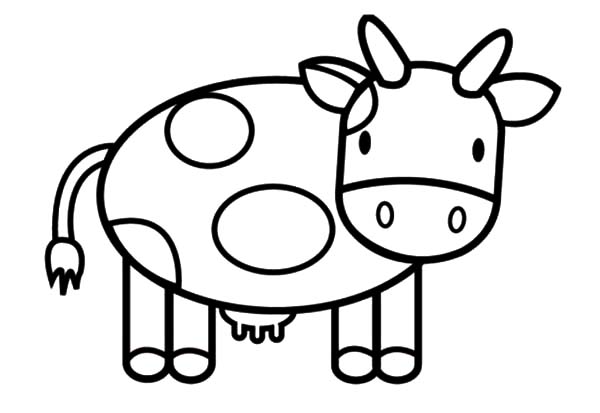 Cartoon Cows Coloring Pages | Kids Play Color
