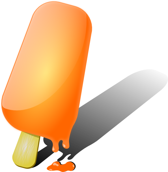 Orange Popsicle Clip Art - vector clip art online ...