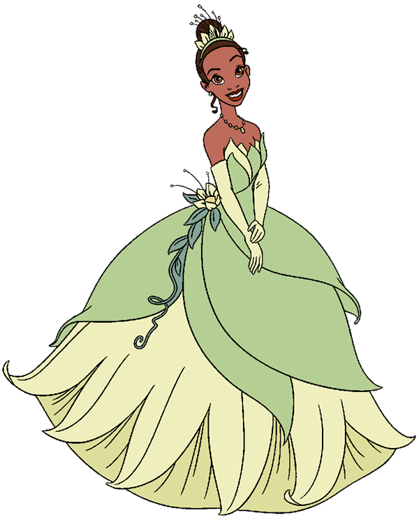 Princess and the frog clipart