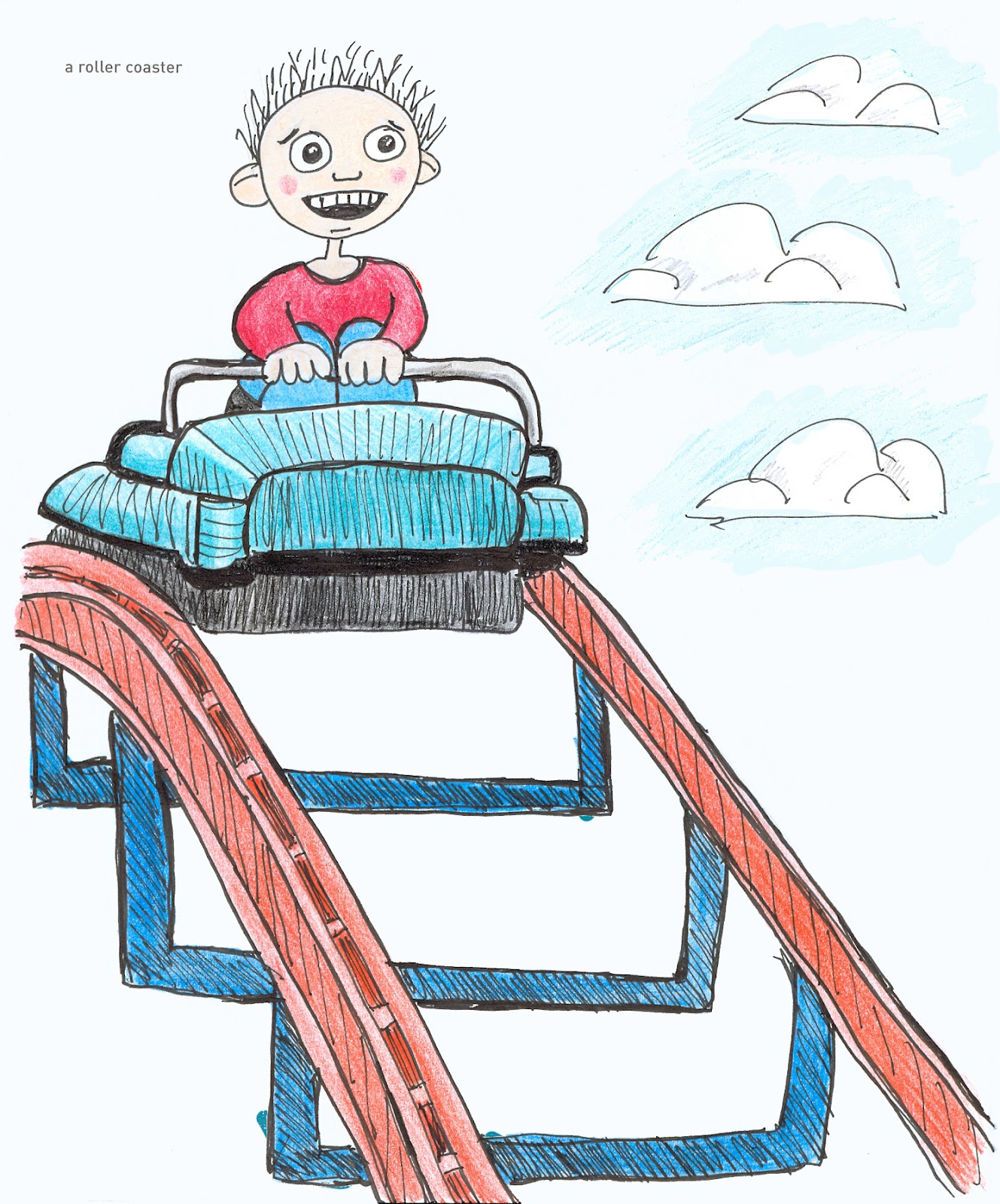 Rollercoaster Drawing ClipArt Best