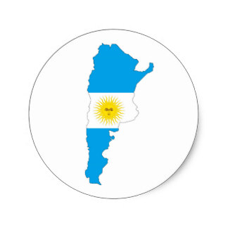 Argentina Map Stickers | Zazzle